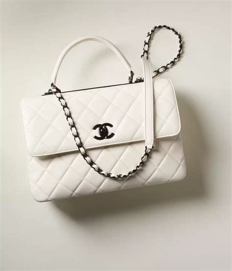 white chanel bag outfit|white vintage chanel bag.